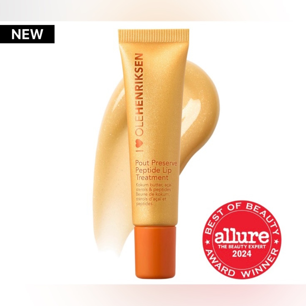 OleHendriksen Glimmer Pout Preserve Hydrating Peptide Lip Treatment Citrus